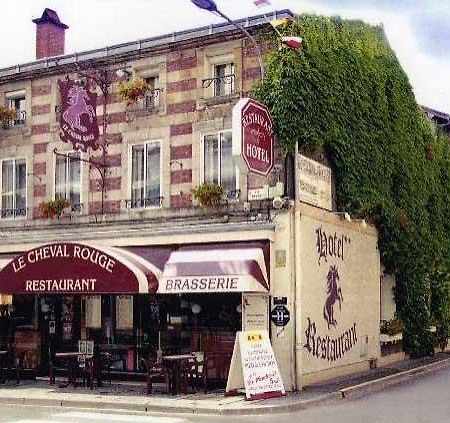 Hotel Logis Le Cheval Rouge Sainte-Menehould Exterior foto